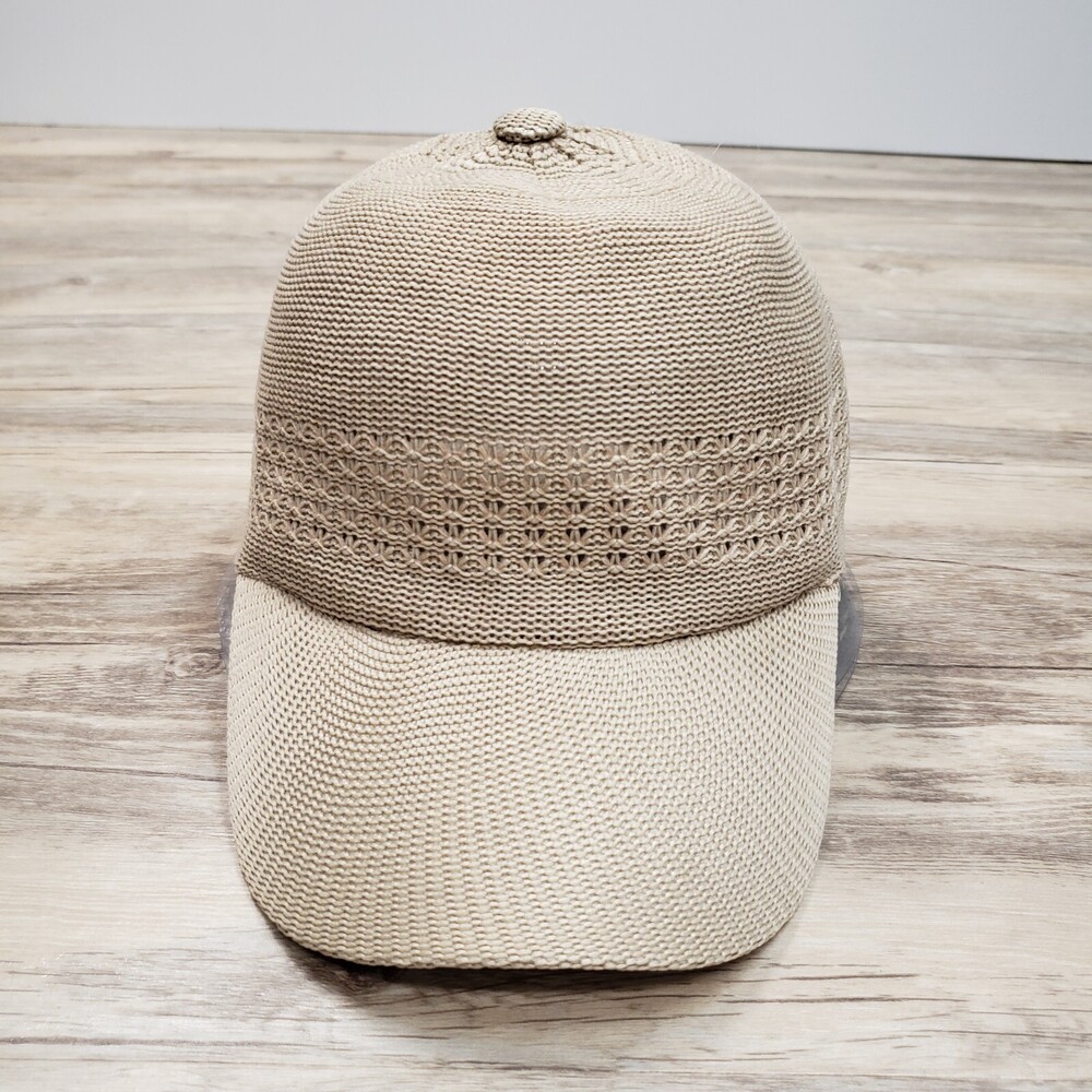 Kolob Hat Cap Knit Stretch Fit Beige S/M Womens